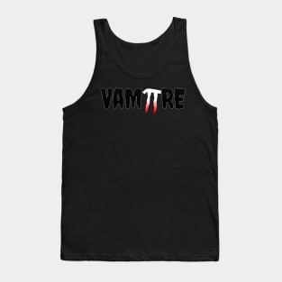 Vampire Halloween Pi fangs Tank Top